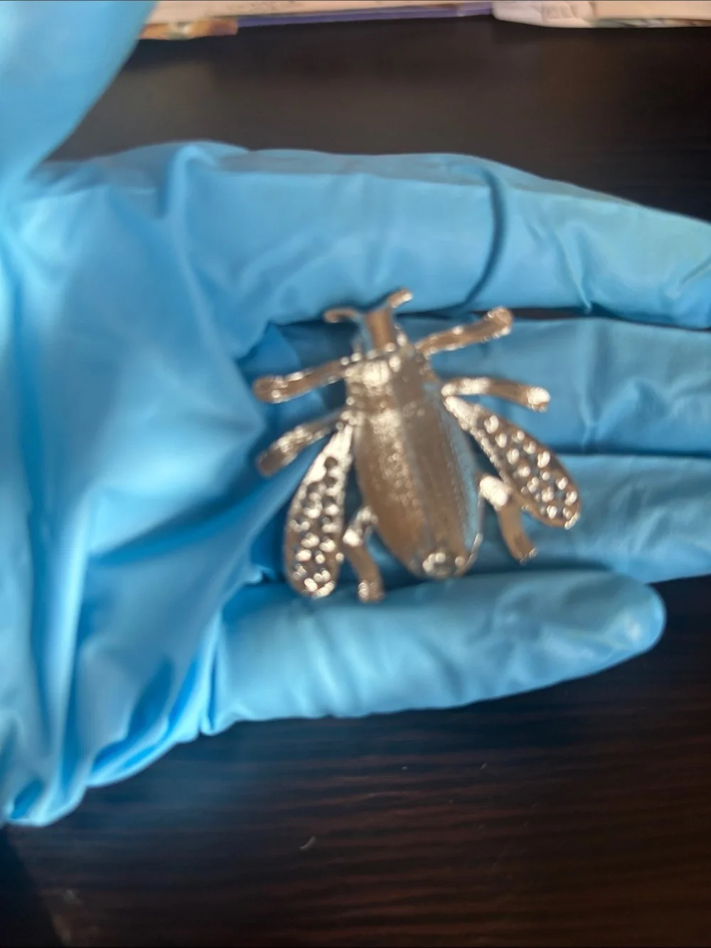 Yellow and Black Bee Brooch Pin - Fashion Accessory